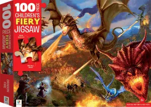 100 Piece Children’s Fiery Jigsaw Dragon Fire