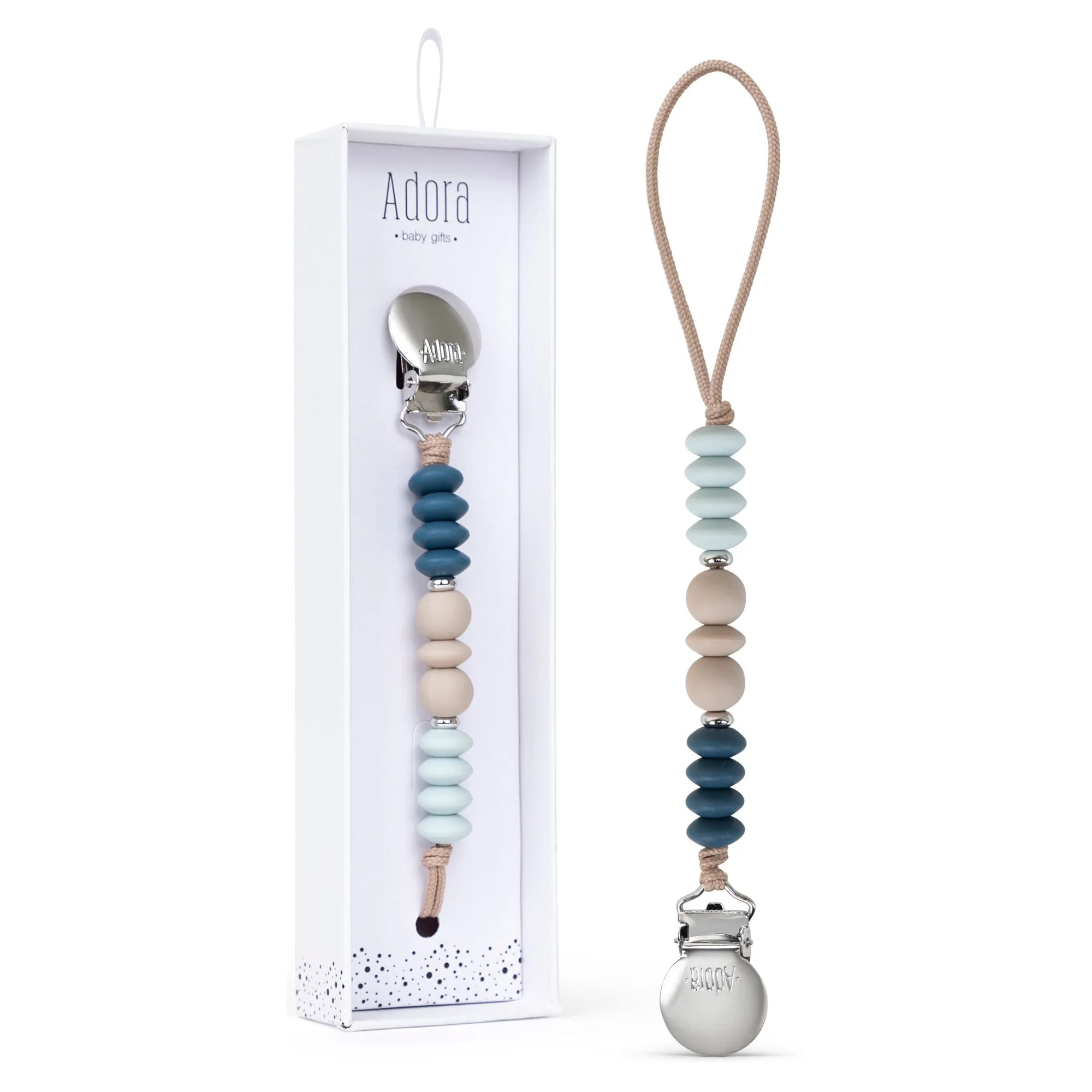 Adora Boys Pacifier Clips