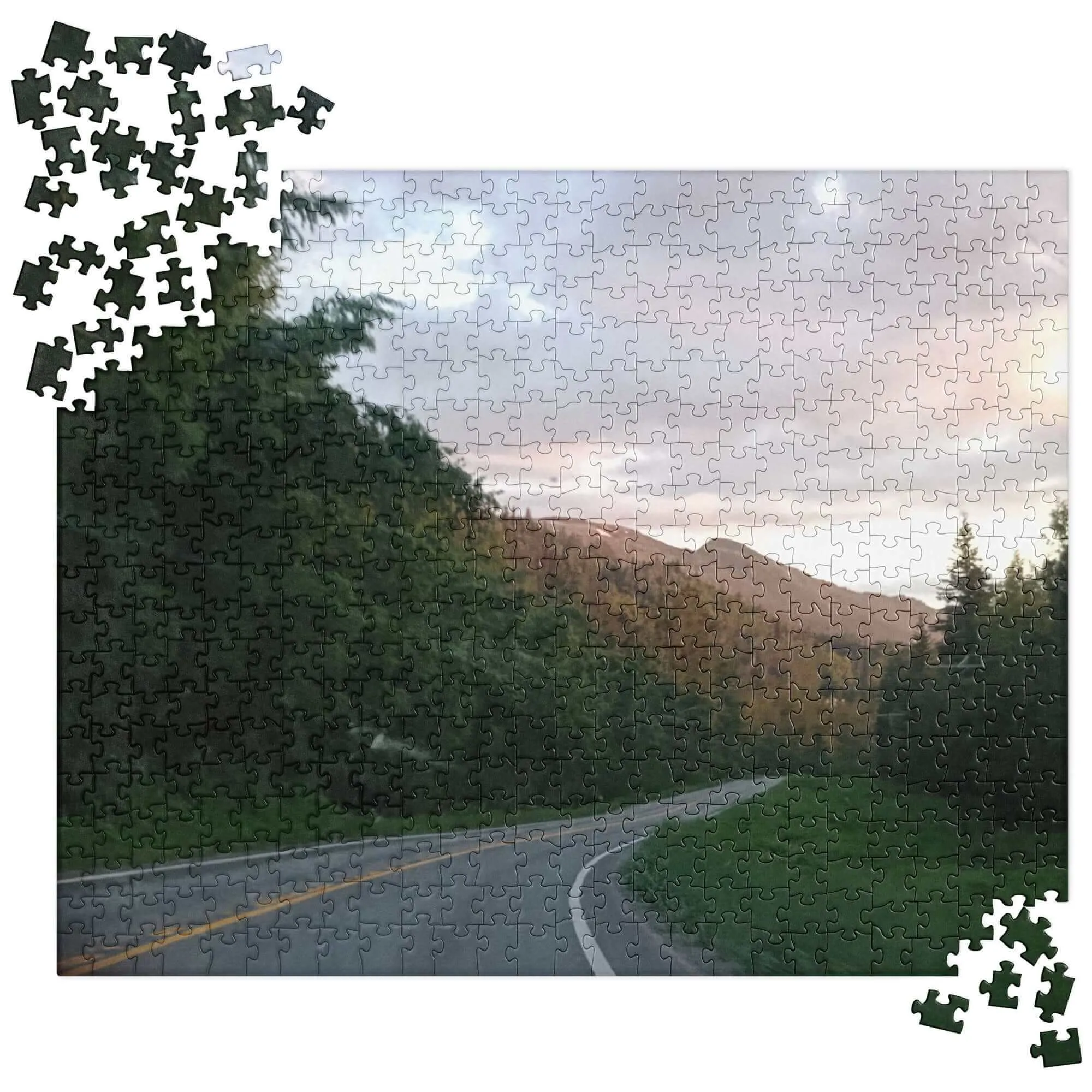 Alaska Mountain viewing Jigsaw puzzle