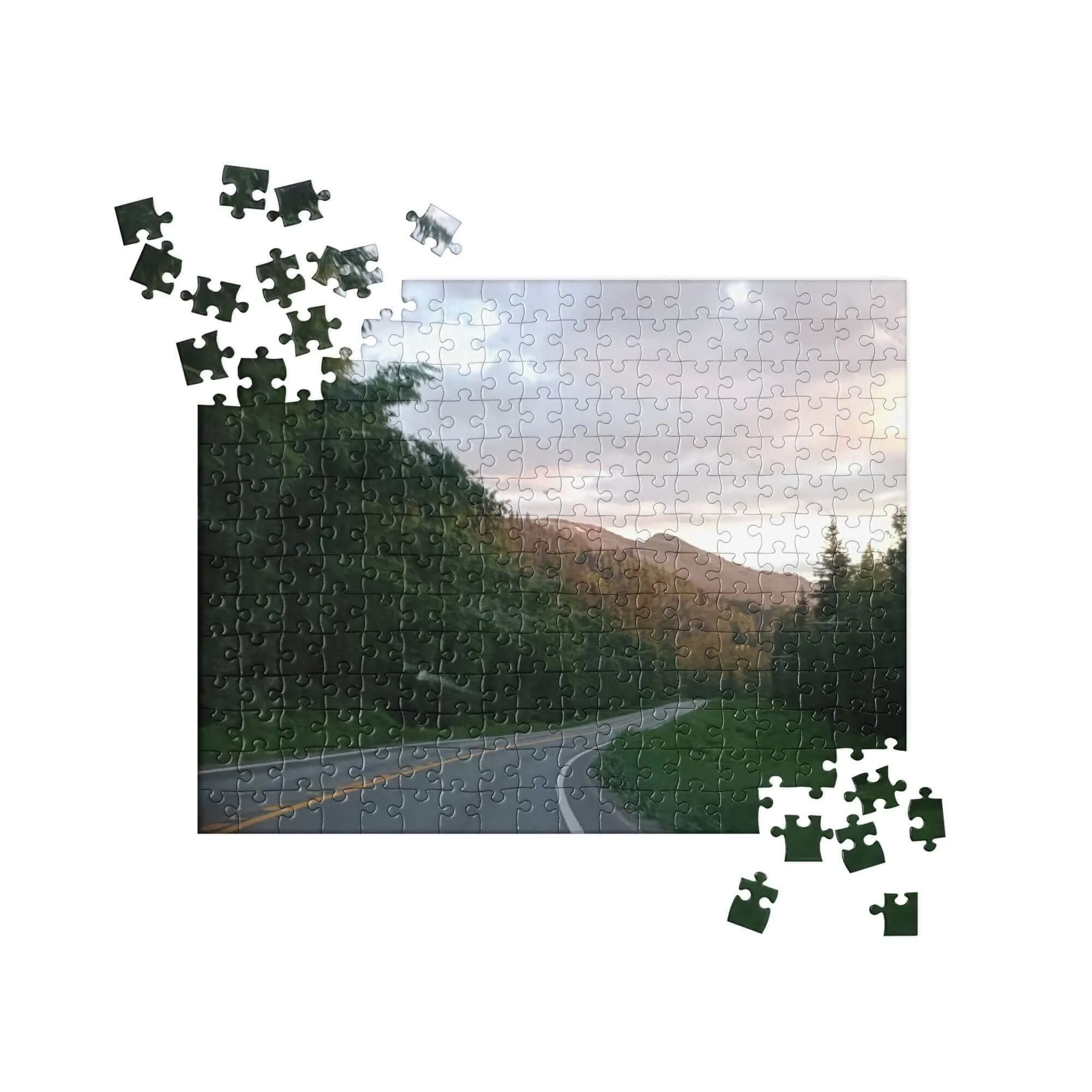 Alaska Mountain viewing Jigsaw puzzle