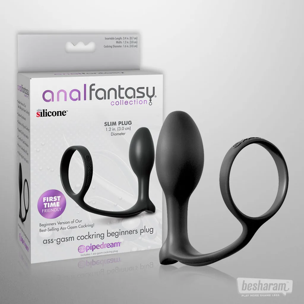 Anal Fantasy Ass-Gasm Cockring Beginners Butt Plug