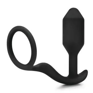 B-Vibe Snug and Tug Cock Ring Plug