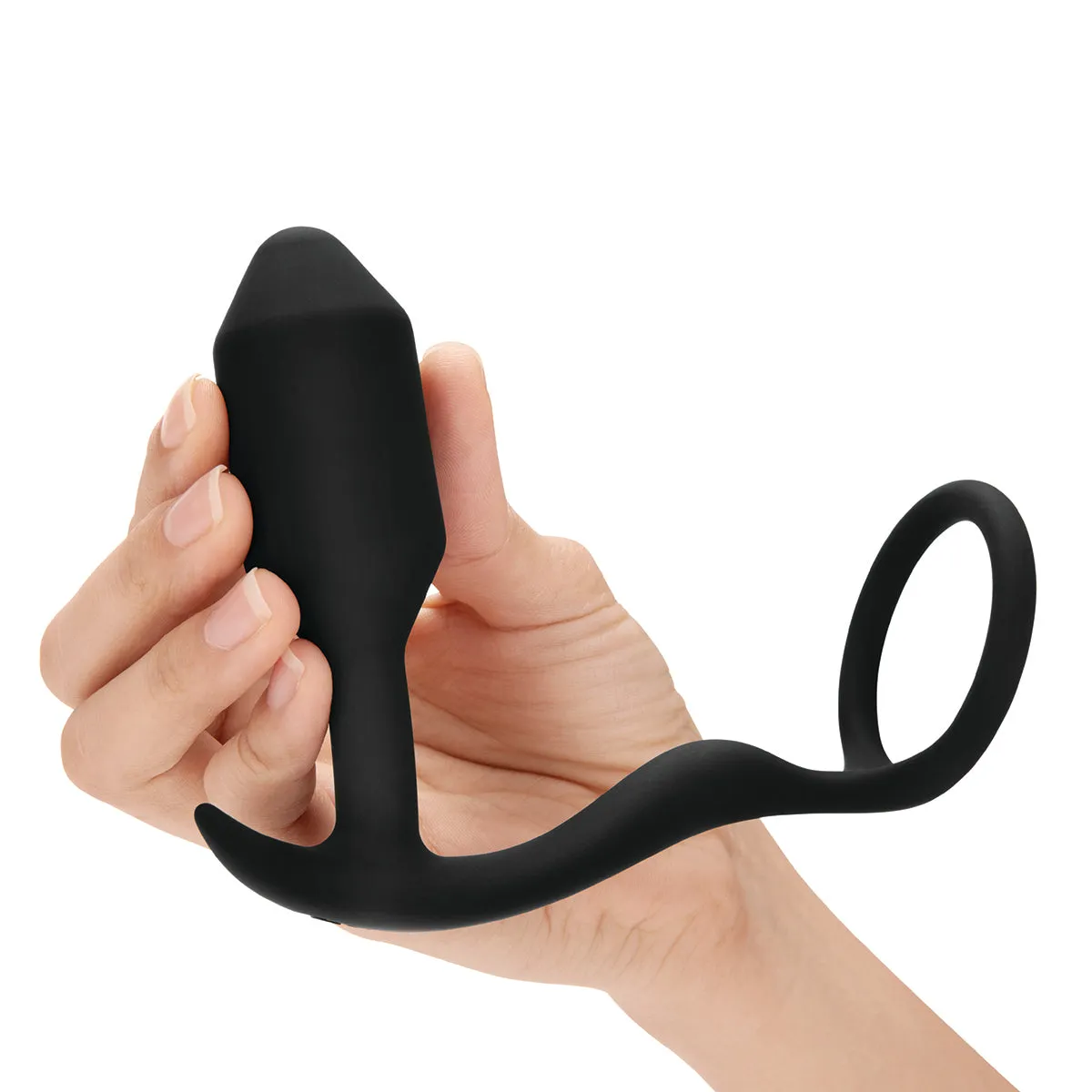 B-Vibe Snug and Tug Cock Ring Plug