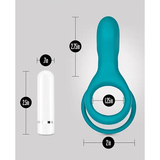 Blush Noje C2.Ring Rechargeable Vibrating Silicone Cockring Juniper