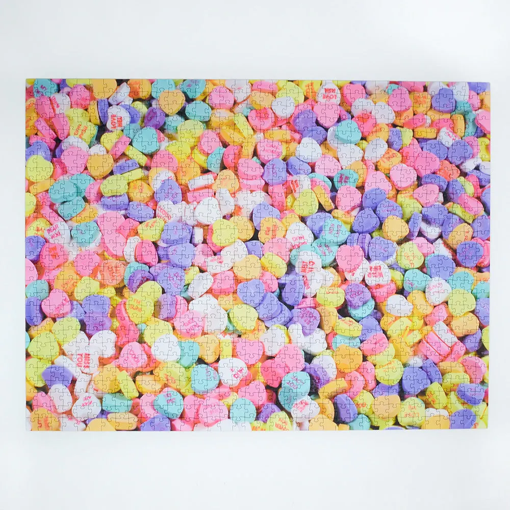 Candy Hearts  - Impuzzible No.10   - 1000 Piece Jigsaw Puzzle