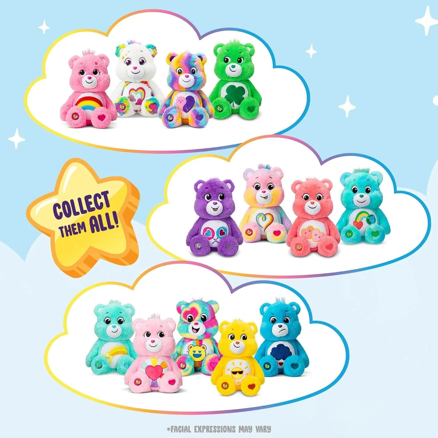 Care Bears  FUNSHINE BEAR  Medium Plush 35cm