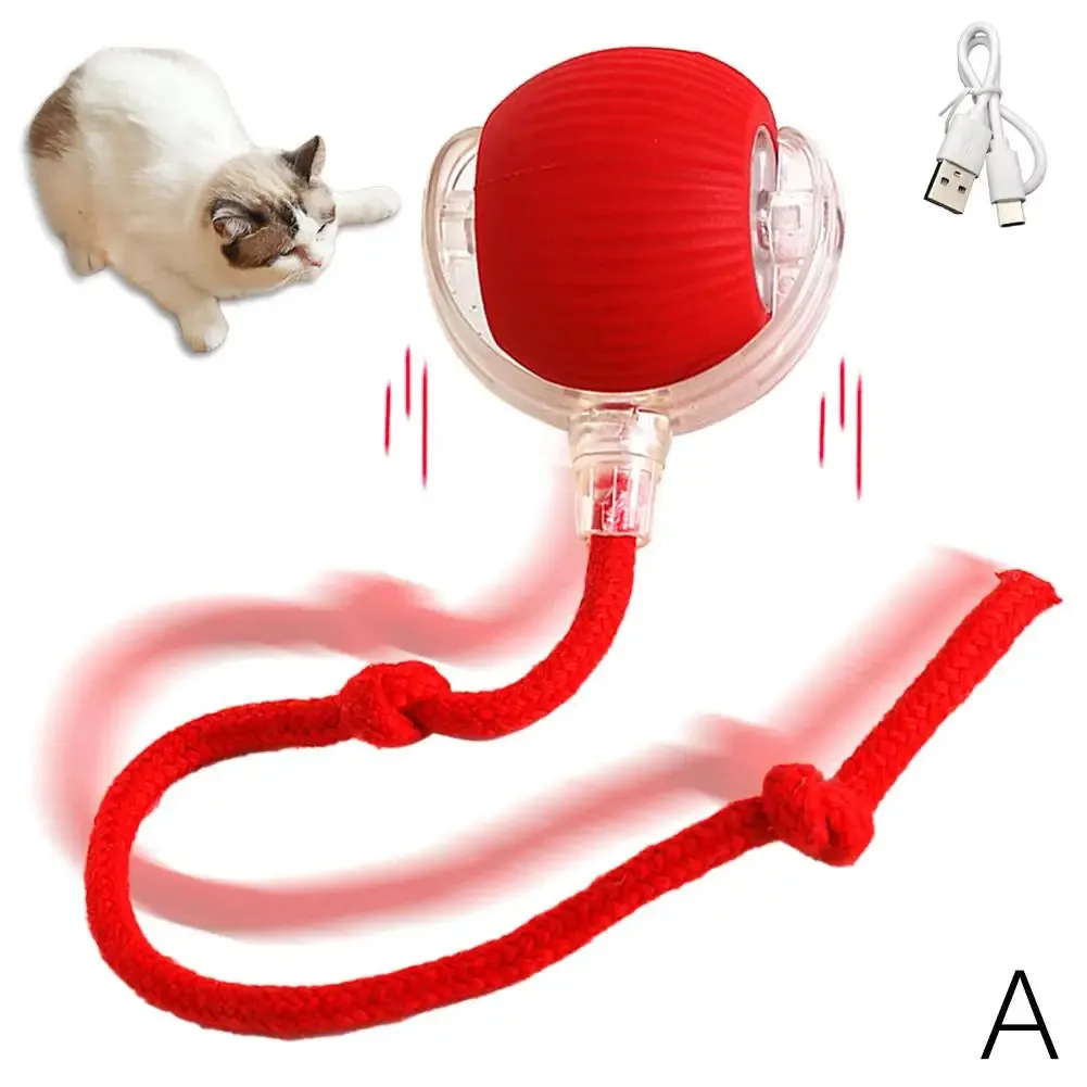 Chirping Motion Cat Ball: Interactive Teaser Toy