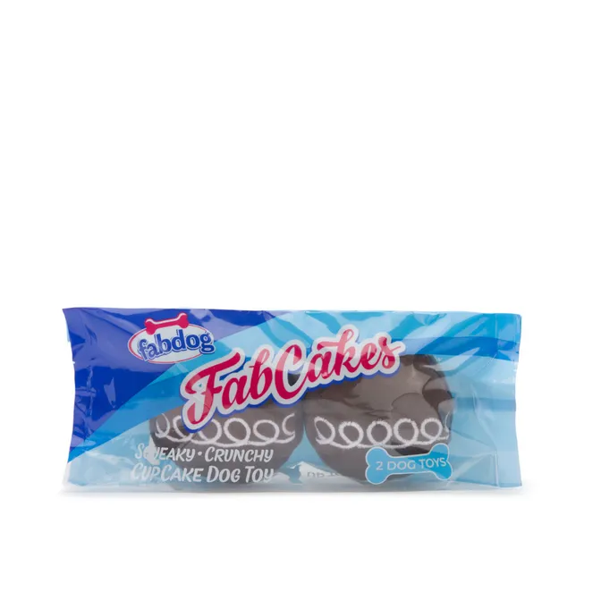 Chocolate Fabcake Dog Toys, 2-pk from Fabdog