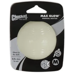 Chuckit Max Glow Ball Dog Toy Medium