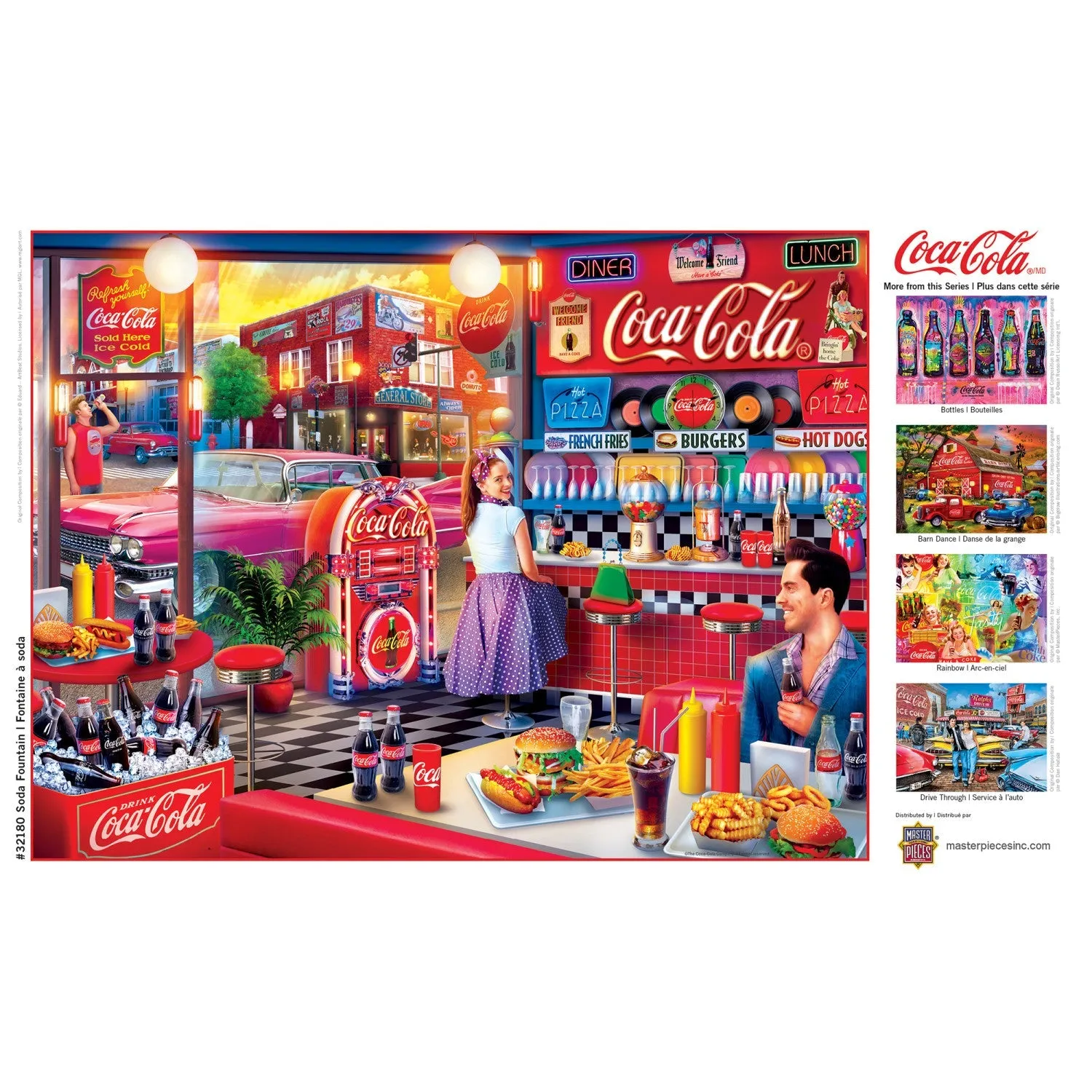 Coca-Cola - Soda Fountain 300 Piece EZ Grip Jigsaw Puzzle