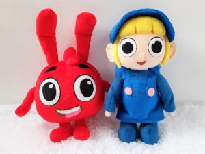 Custom Mila and Morphle plush