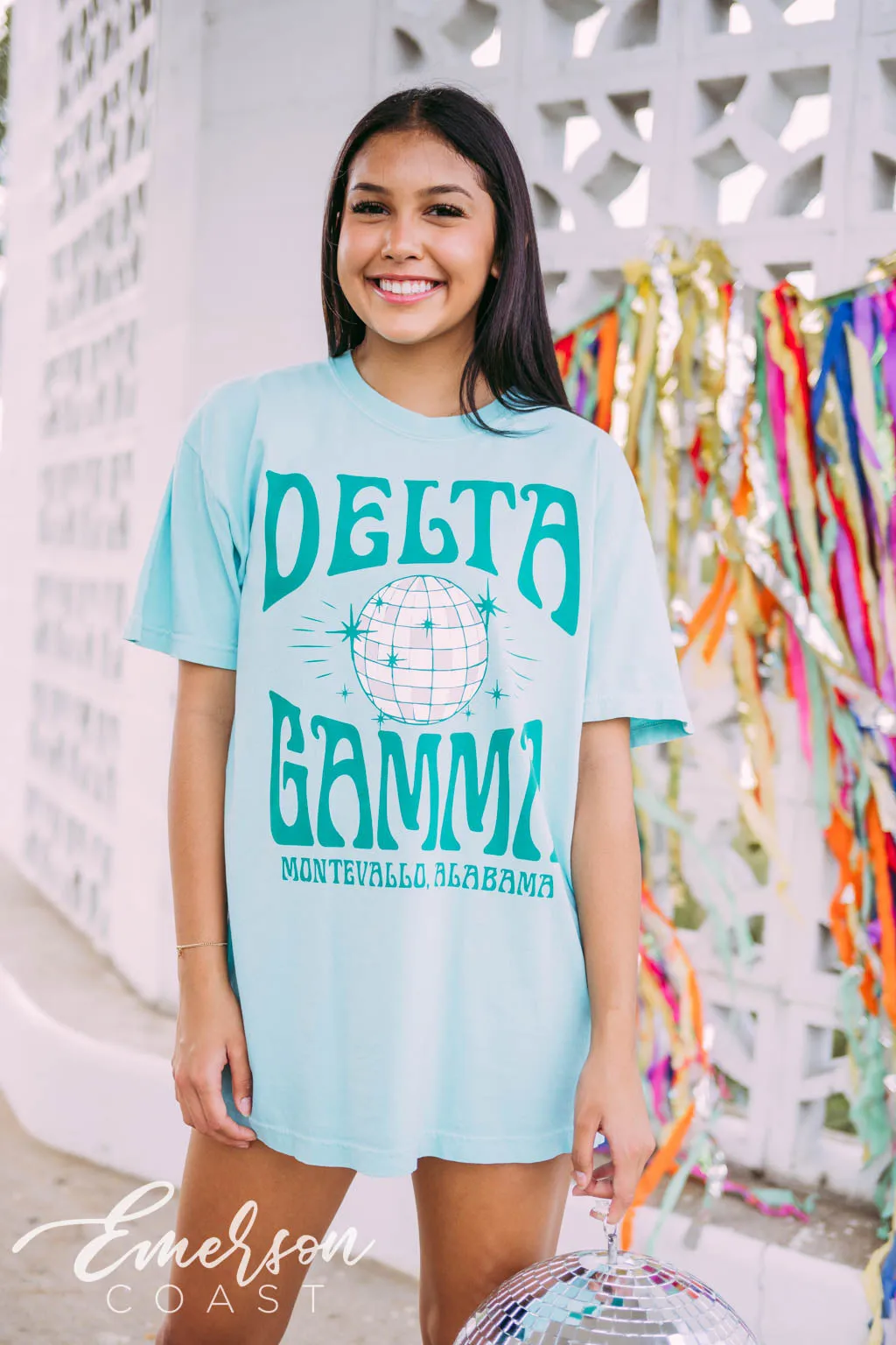 Delta Gamma Disco Ball Tshirt