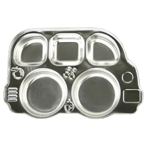 Din Din Smart Divided Stainless Platter