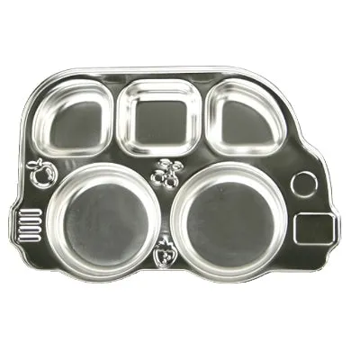 Din Din Smart Divided Stainless Platter