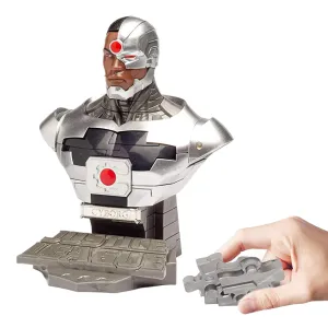 Eaglemoss DC Cyborg 72 Piece 3D Jigsaw Puzzle | Solid Color