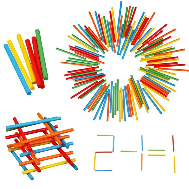 Engaging Wooden Math Learning Game Set for Kids' Intelligence Development