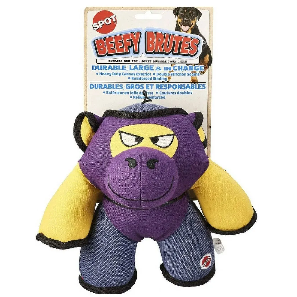 Ethical Pet Spot Beefy Brutes Durable Dog Toy, Assorted, 10"