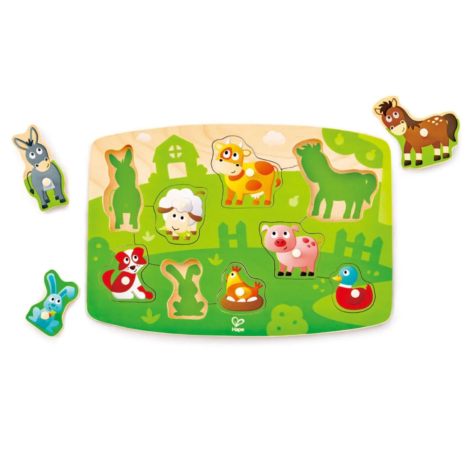 FARMYARD PEG PUZZLE