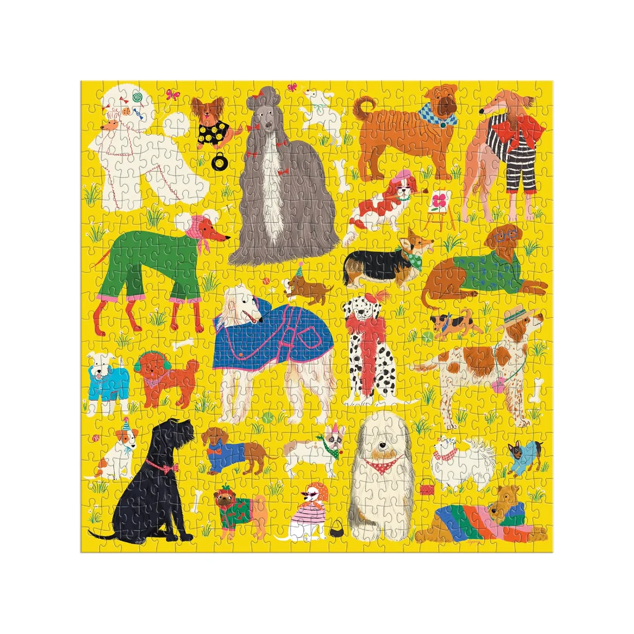 Fashionable Dogs 500 Piece Jigsaw Puzzle