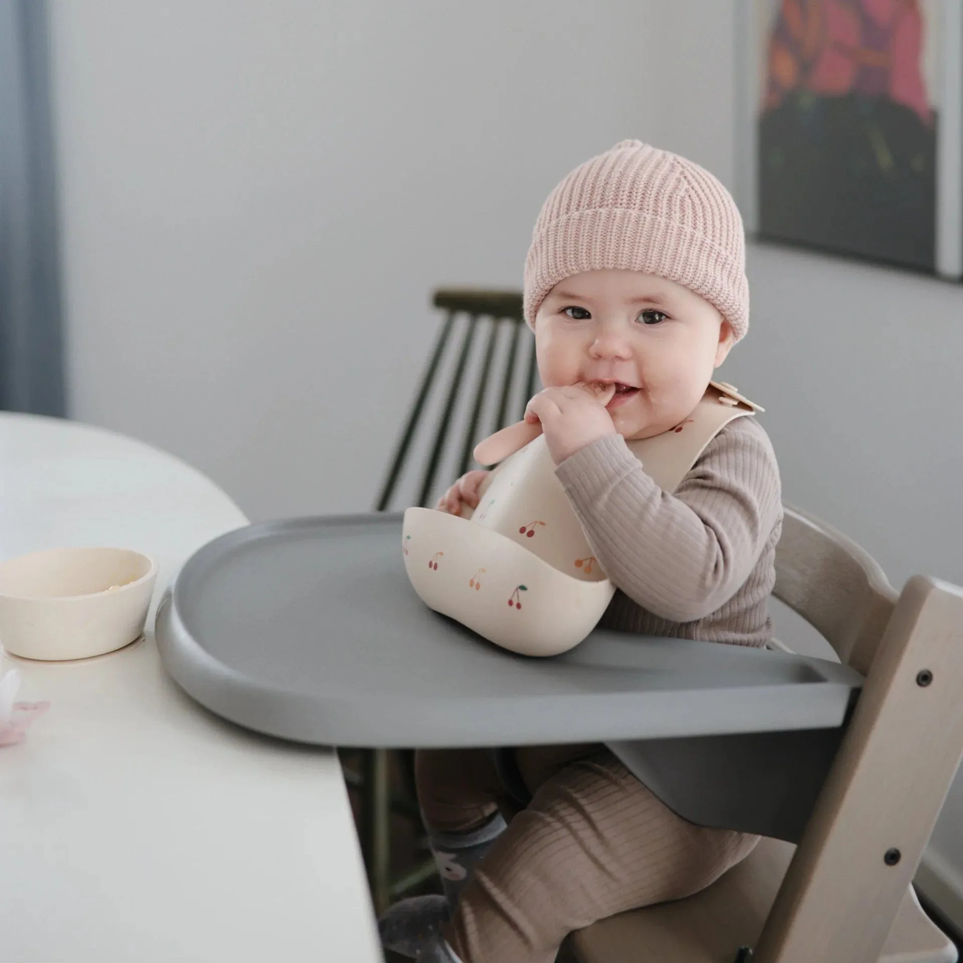 First Feeding Baby Spoons 2-Pack (Blush/Shifting Sand)