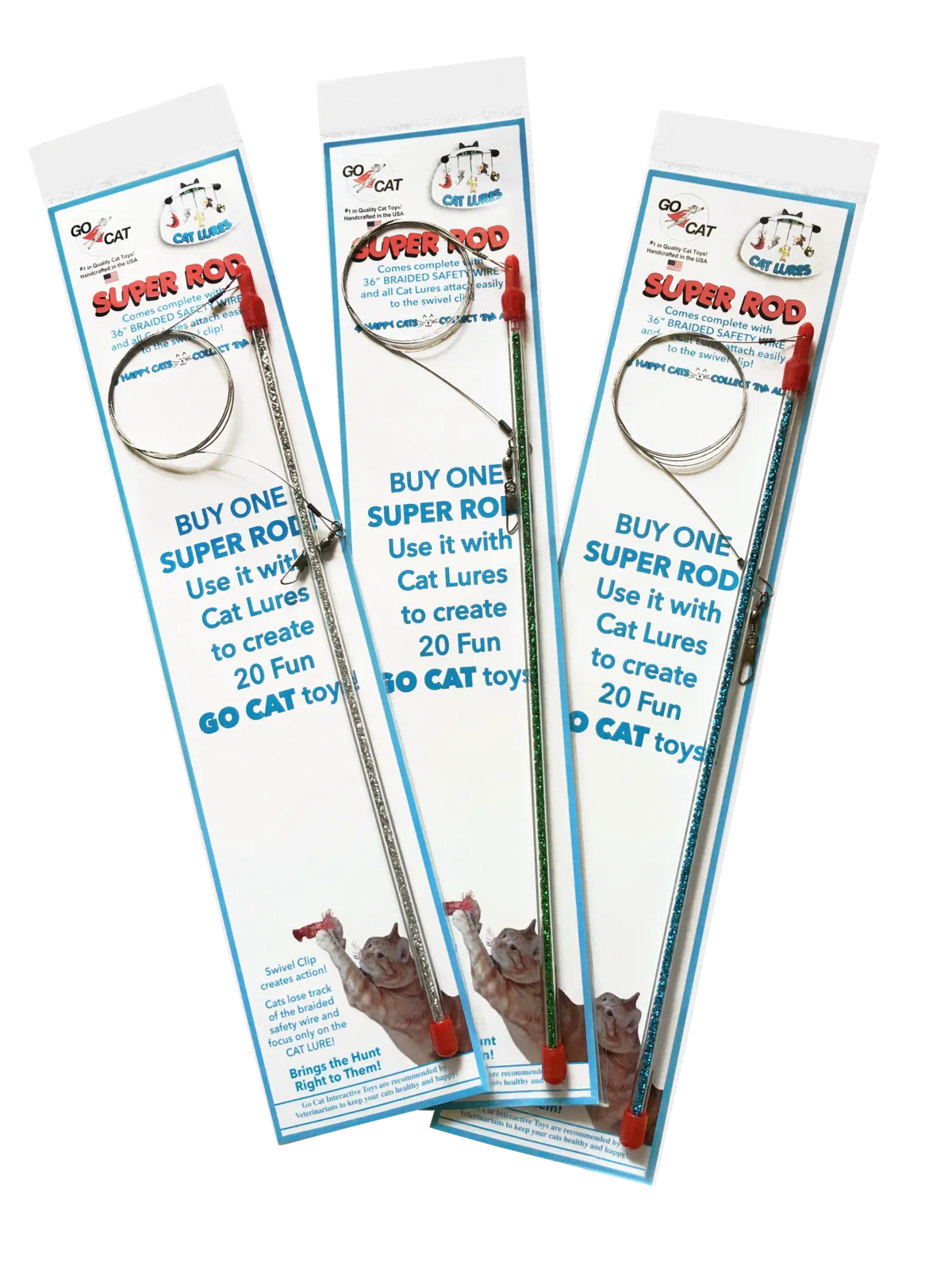 Go Cat Da Bird Super Wand Cat Toy