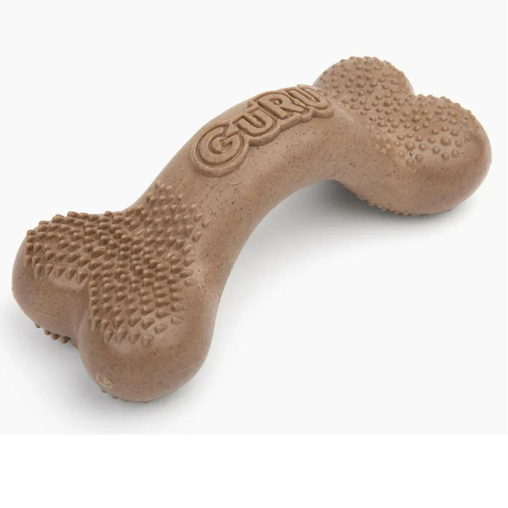 GURU Bone Dog Toy Bacon, Medium