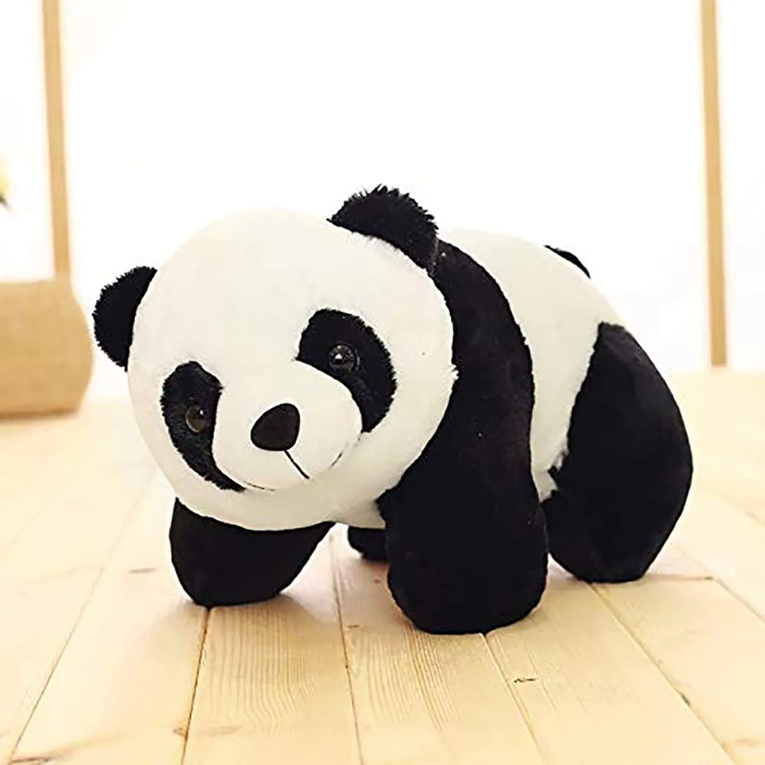 HUG 'n' FEEL SOFT TOYS Panda Soft Toy | Birthday Gift for Girls/Wife, Boyfriend/Husband | Soft/Stuffed Toys Wedding for Couple Special | Baby Toys Gift Items, (26 cm Black)