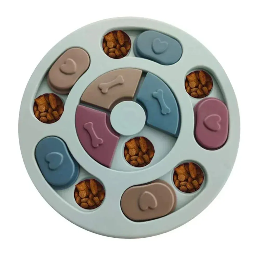 Interactive Dog & Cat Puzzle Feeder Toy - Enhances IQ and Slows Eating