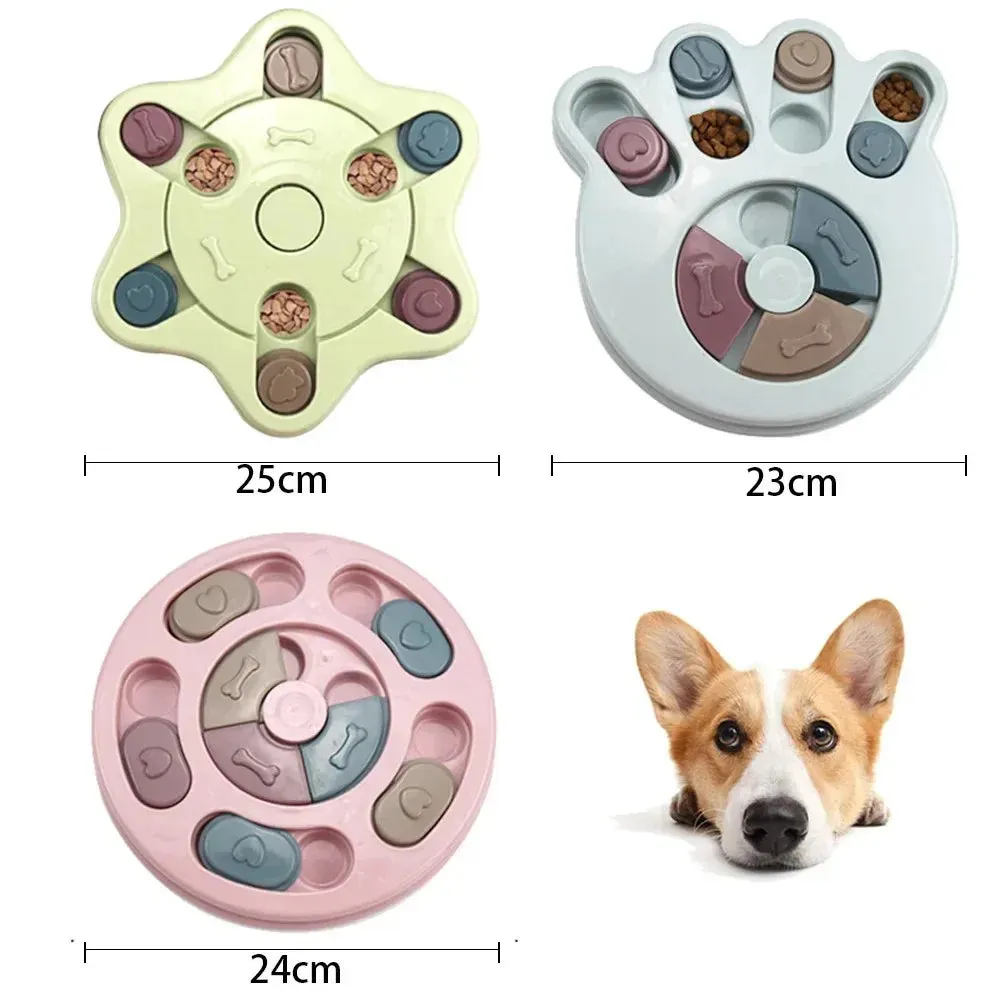 Interactive Dog & Cat Puzzle Feeder Toy - Enhances IQ and Slows Eating