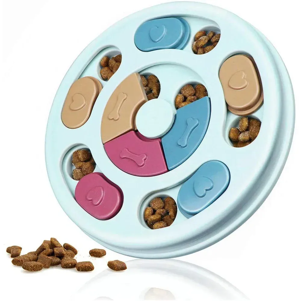 Interactive Dog & Cat Puzzle Feeder Toy - Enhances IQ and Slows Eating