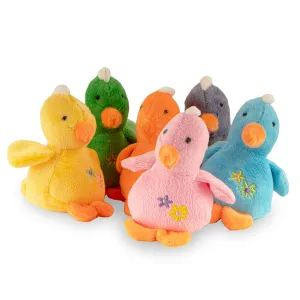 Jeffers 4" Baby Duck Plush Squeaker Dog Toy, each