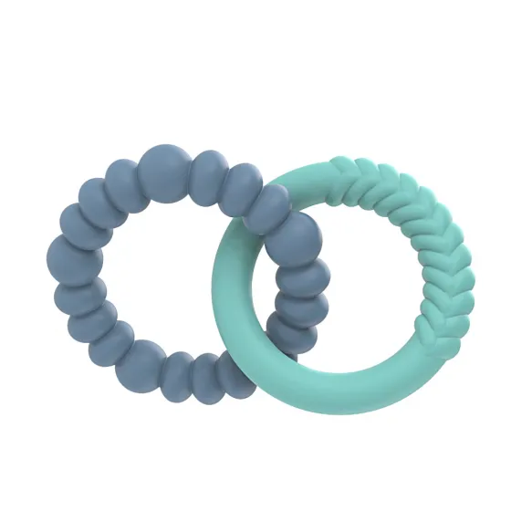 Jellystone Sunshine Teether - Soft Mint & Soft Blue