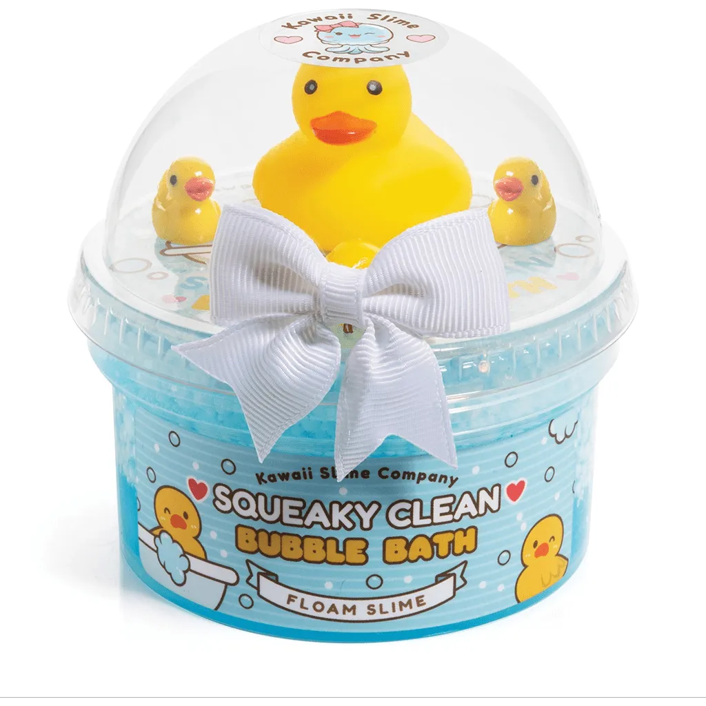 Kawaii Squeaky Clean Bubble Bath Floam Slime