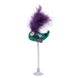 Kazoo Cat Toy Bouncy Fish with Catnip