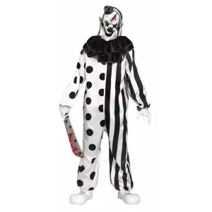 Killer Clown Costume - One Size 5'7"/150Lbs