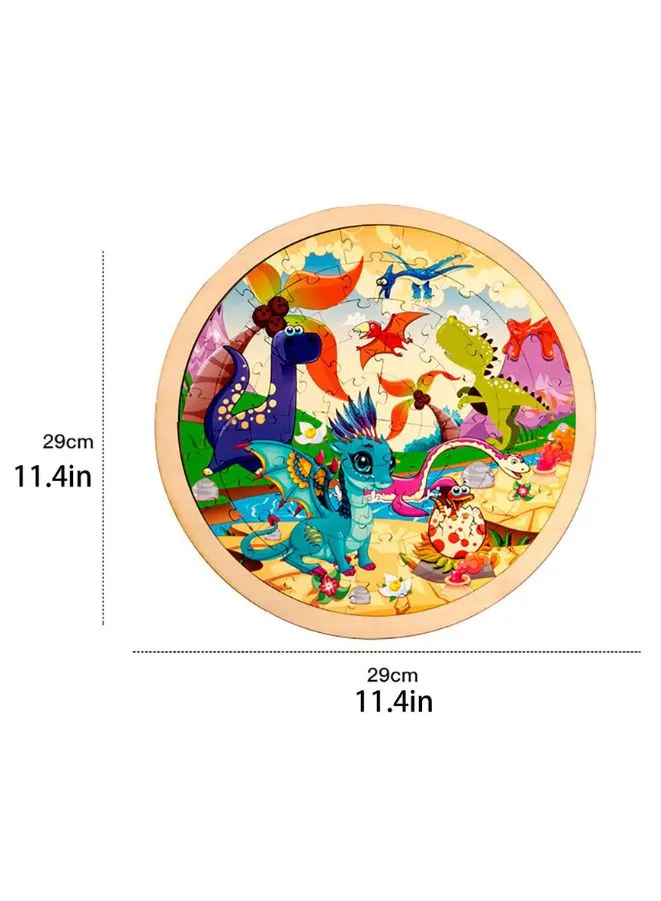 Large Piece jigsaw puzzle games for Kids, Wooden Puzzle 64 Pieces Educational Cartoon Puzzle Game, Ocean