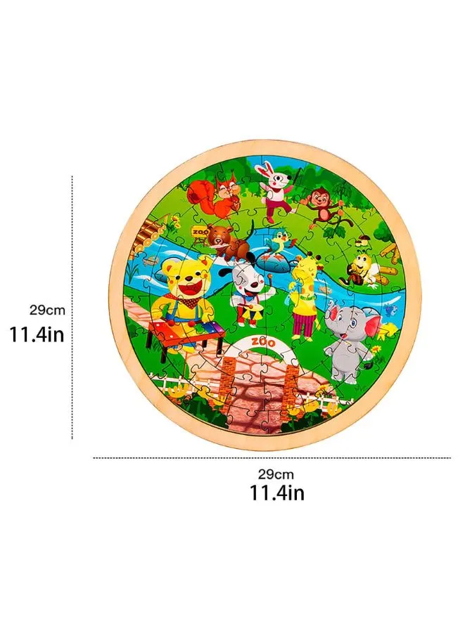 Large Piece jigsaw puzzle games for Kids, Wooden Puzzle 64 Pieces Educational Cartoon Puzzle Game, Ocean