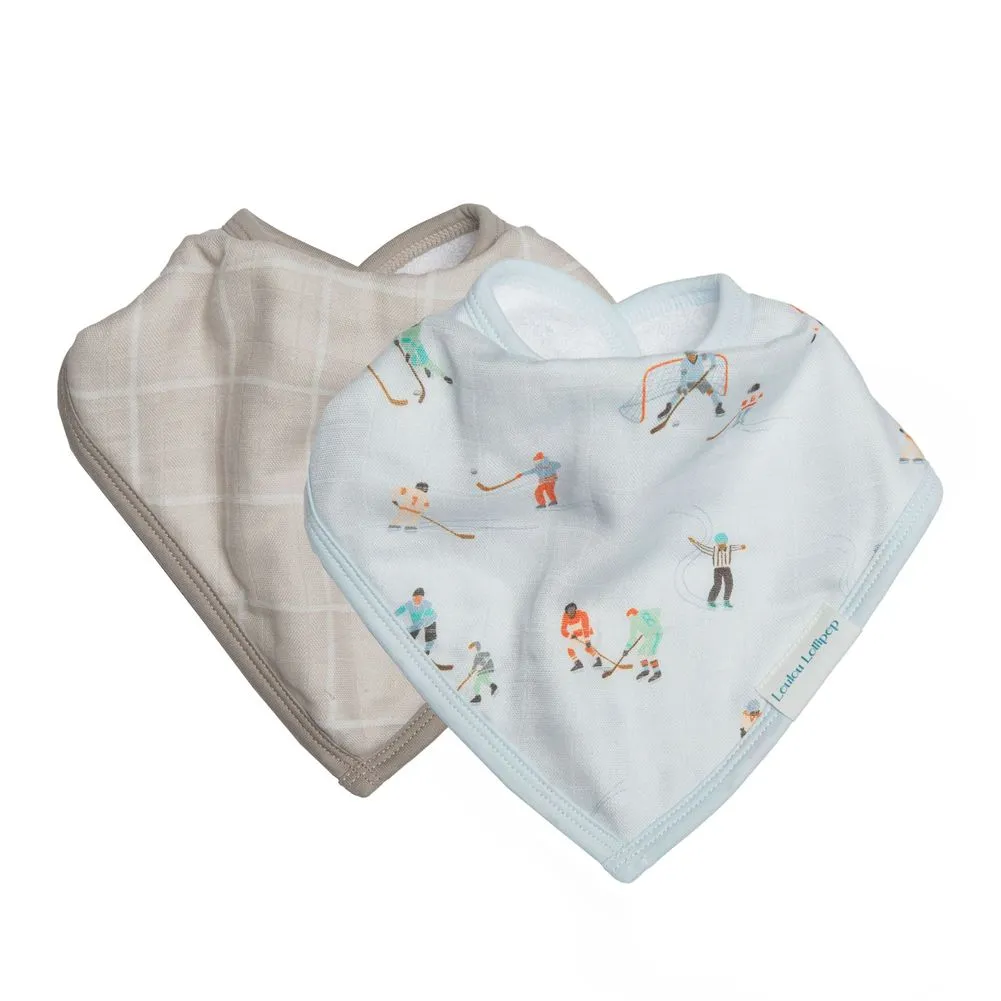 Loulou Lollipop 2-Pack Muslin Bandana Bib Set