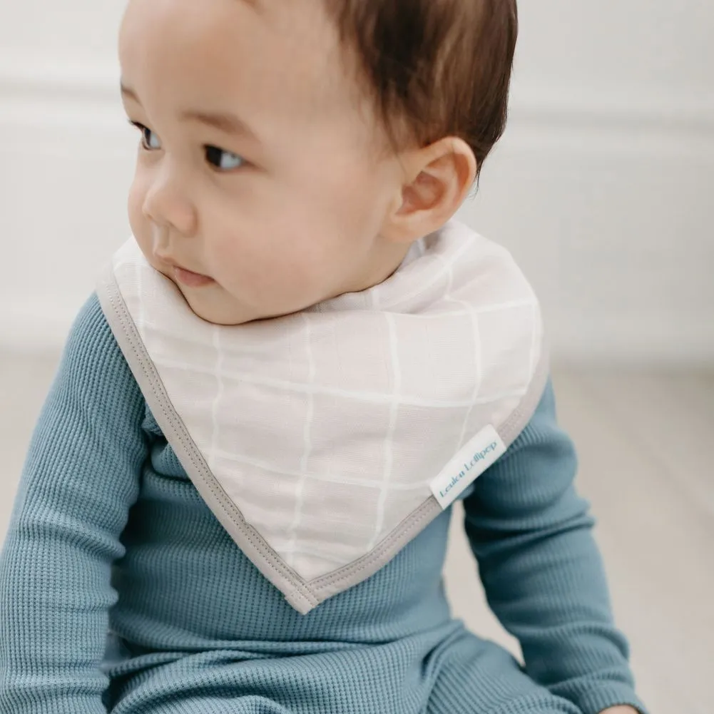 Loulou Lollipop 2-Pack Muslin Bandana Bib Set