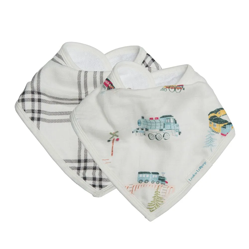 Loulou Lollipop 2-Pack Muslin Bandana Bib Set