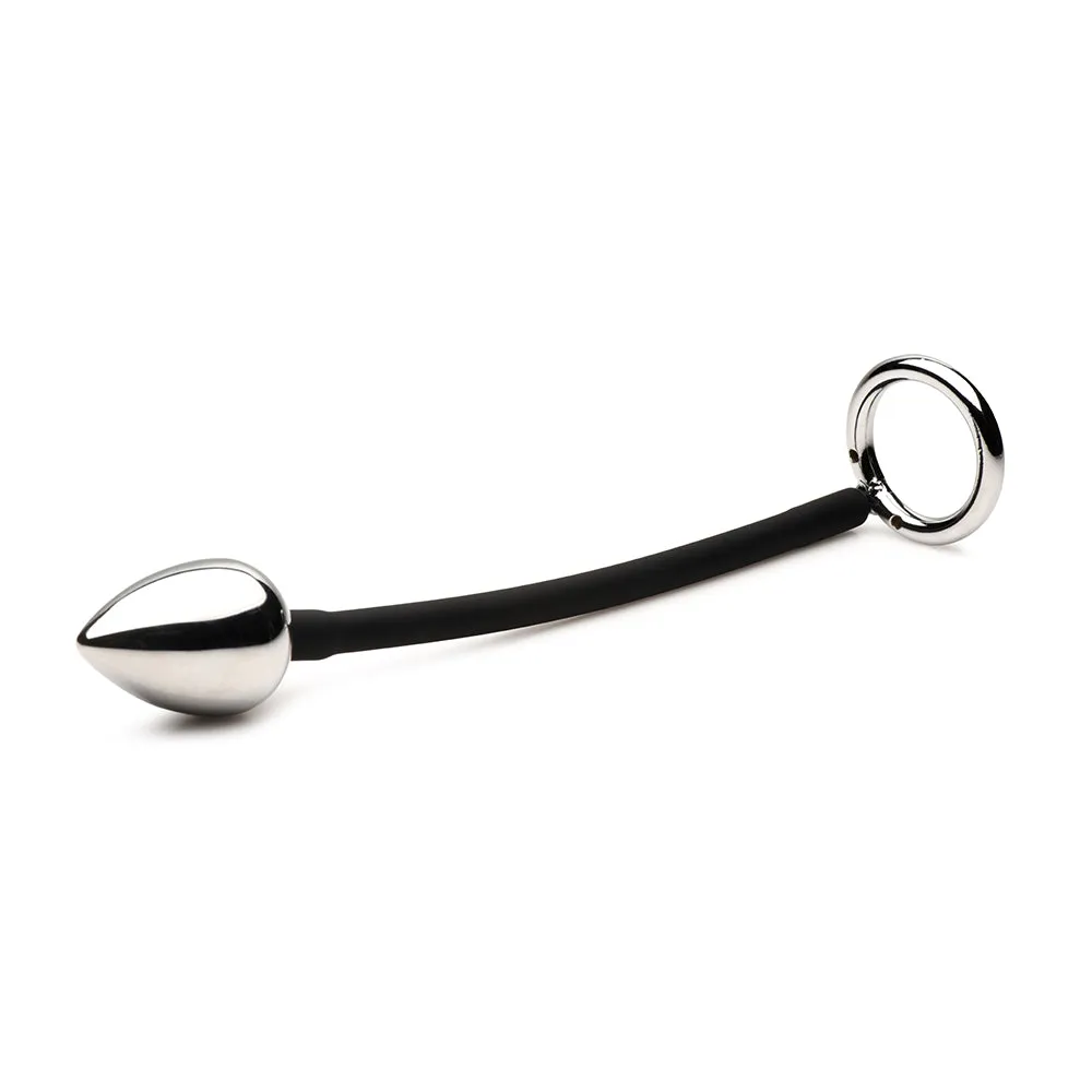 Master Series Tug   Plug Cock & Ball Ring with Anal Plug