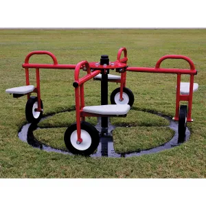 Mini Merry Go Round | 4-Child Capacity Playground Spinner