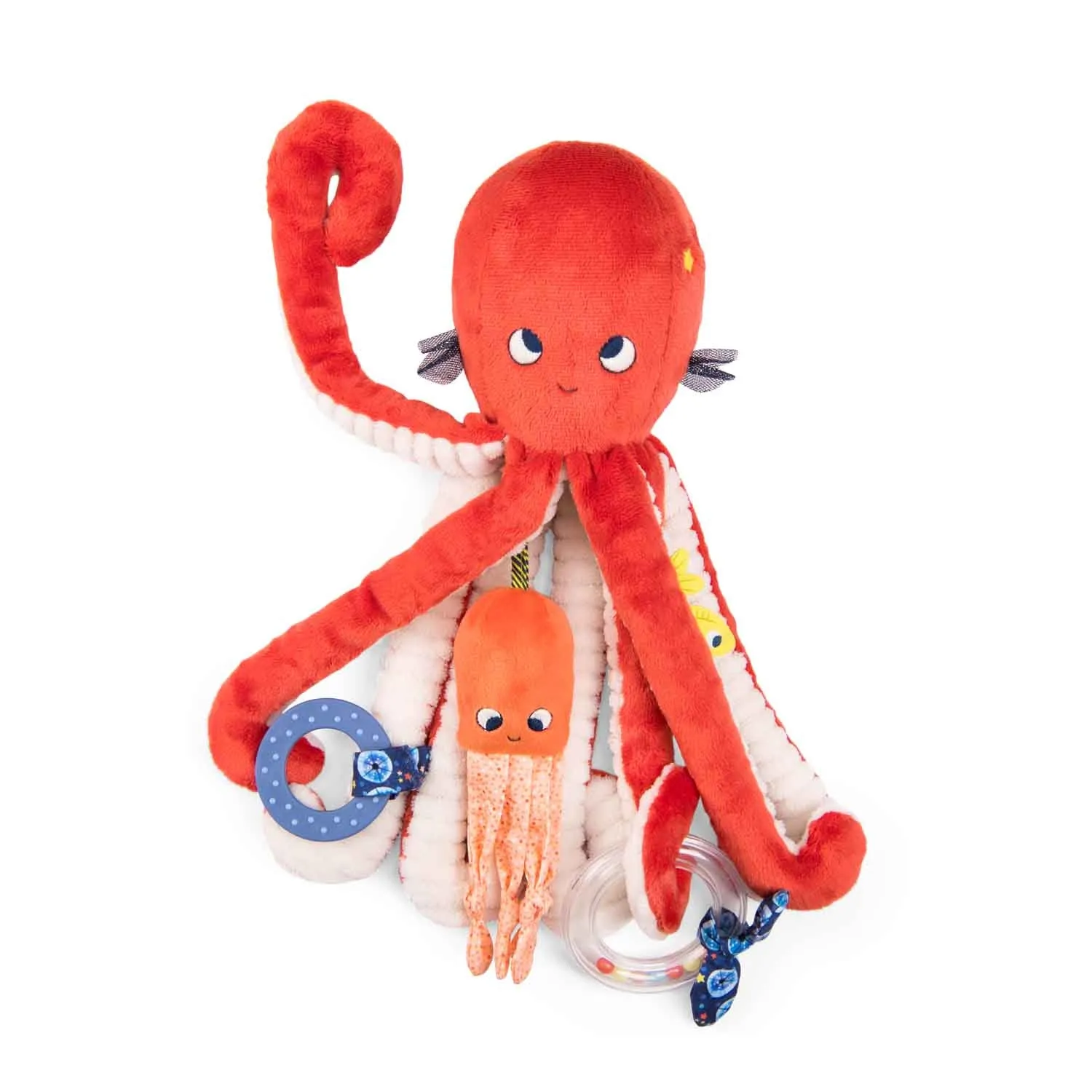 Moulin Roty Les Adventures De Paulie Large Activity Octopus H 35cm