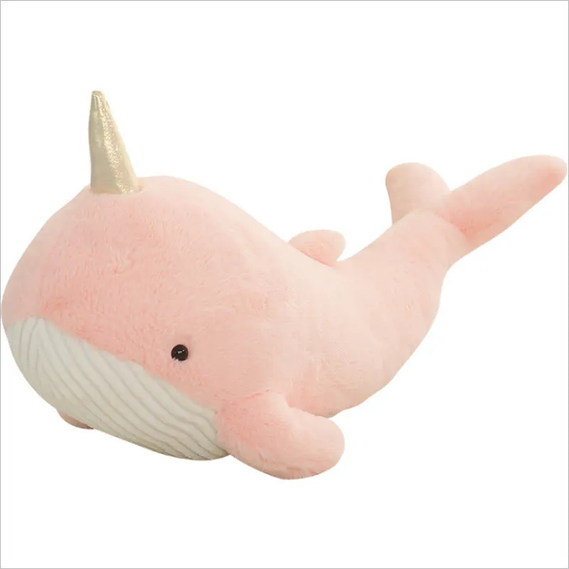 Narwhal pillow is soft and cute