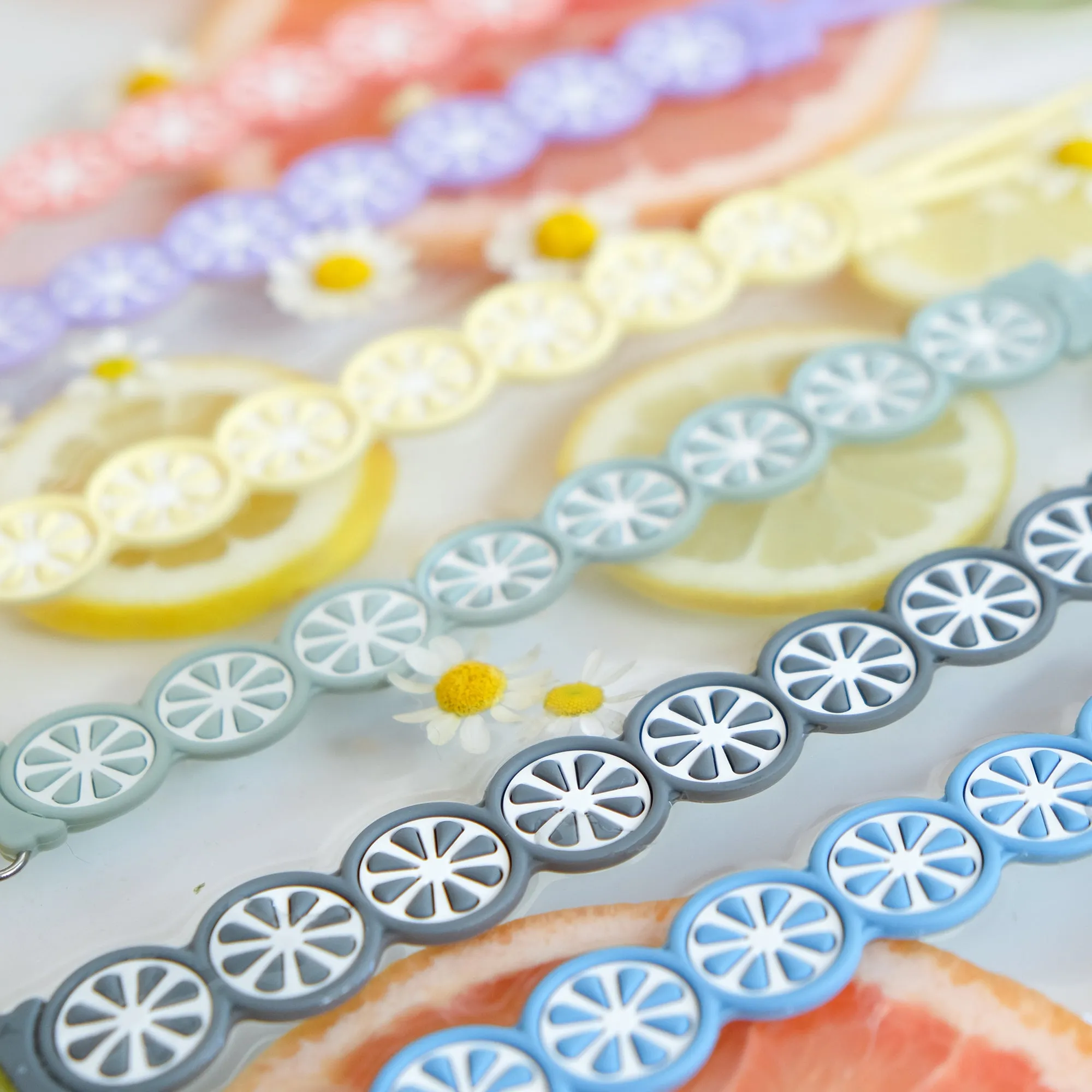 NEW! Single Silicone Citrus Pacifier Clips