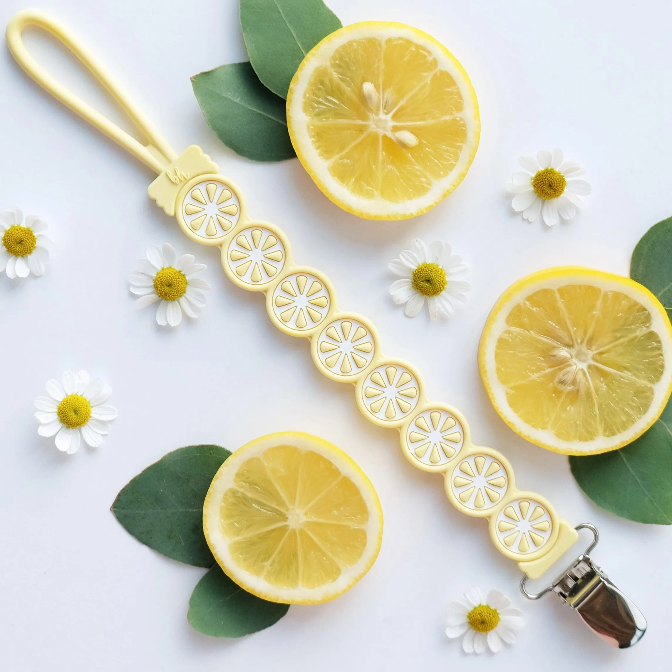 NEW! Single Silicone Citrus Pacifier Clips