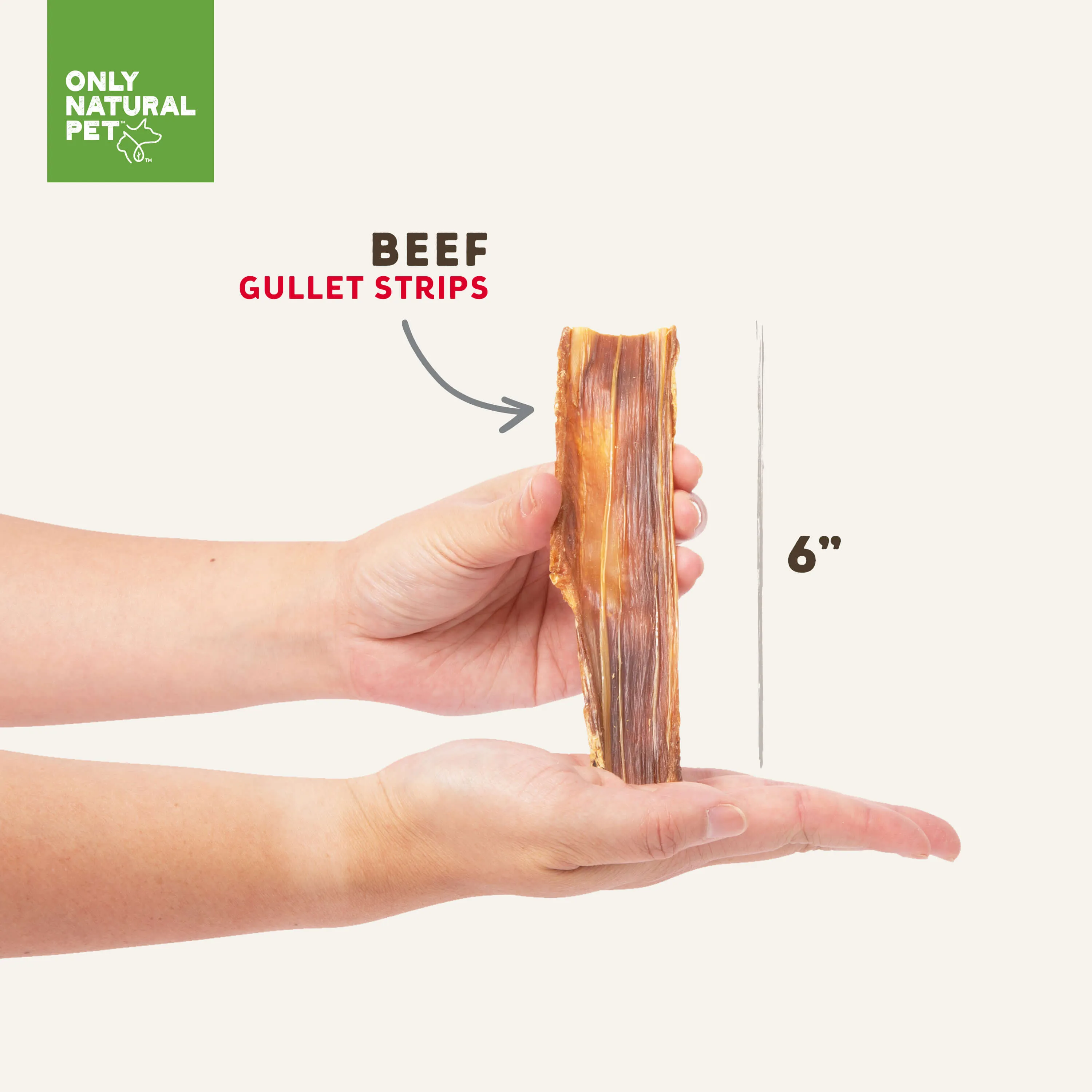 Only Natural Pet Beef Gullet Strips for Dogs