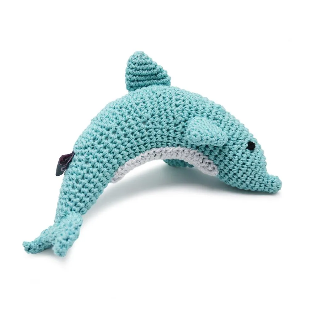 Pawer Squeaky Dolphin Dog Toy