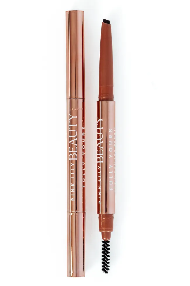 Pink Lily Beauty Fully Yours Brow Pomade Pencil - Deep Brown FINAL SALE