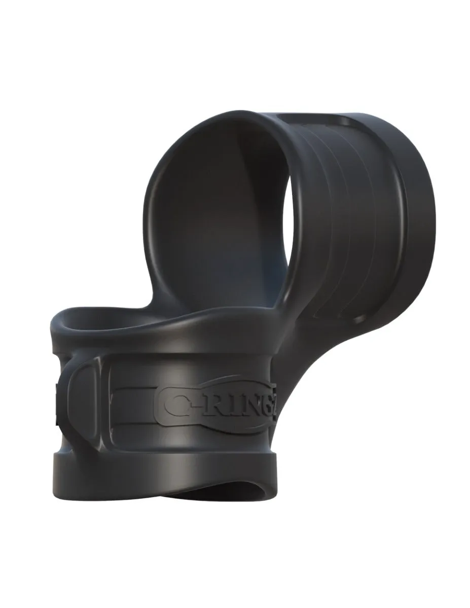 Pipedream Fantasy C Ringz Mr Big Cock Ring & Ball Stretcher Black